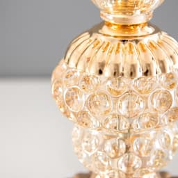 Лампа настольная с подсветкой «Лаура» 1×60 Вт E27 золото 25×25×41 см RISALUX