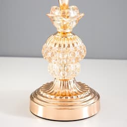 Лампа настольная с подсветкой «Лаура» 1×60 Вт E27 золото 25×25×41 см RISALUX