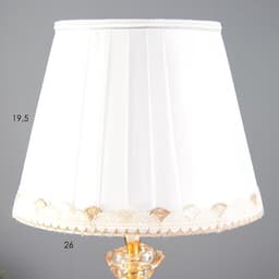 Лампа настольная с подсветкой «Лаура» 1×60 Вт E27 золото 25×25×41 см RISALUX