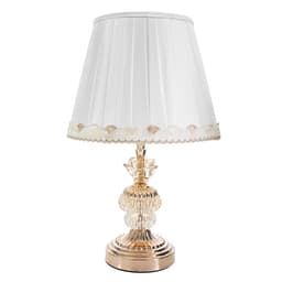 Лампа настольная с подсветкой «Лаура» 1×60 Вт E27 золото 25×25×41 см RISALUX