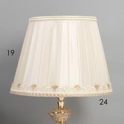 Лампа настольная с подсветкой «Лаура» 1×60 Вт E27 золото 25×25×41 см RISALUX