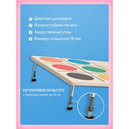 Балансборд Интернет Проекты «Доска Бильгоу», комплект 12 предметов, для мозжечковой стимуляции