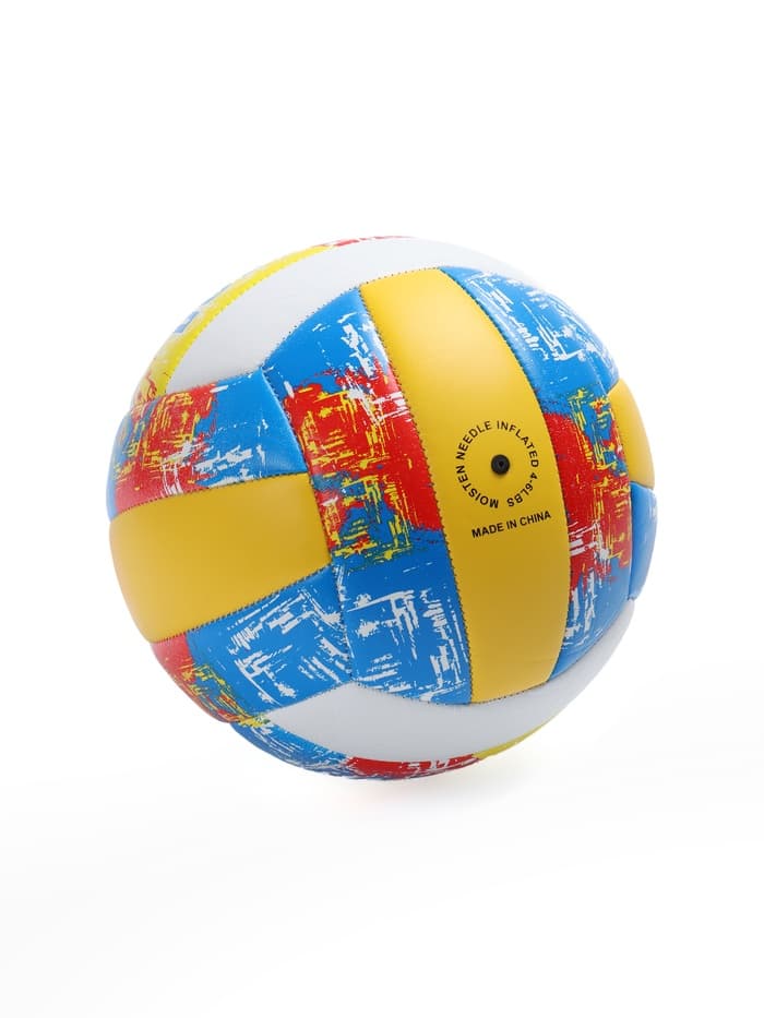 Волейбольный мяч ONLYTOP, машинная сшивка, 18 панелей, р. 5, PVC