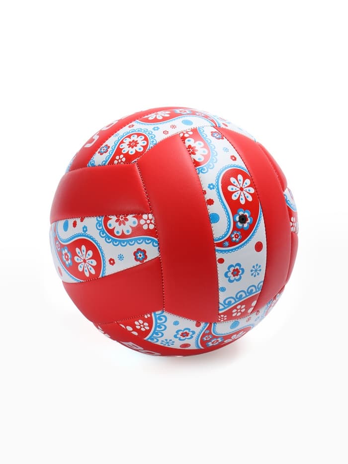 Волейбольный мяч ONLYTOP, машинная сшивка, 18 панелей, р. 5, PVC