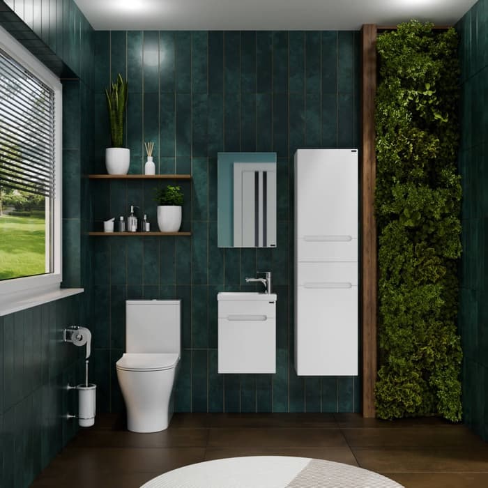 Тумба подвесная «СаНта», под раковину «СаНта. Лондон 40», 1 дверь, цвет белый