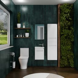 Тумба подвесная «СаНта», под раковину «СаНта. Лондон 40», 1 дверь, цвет белый