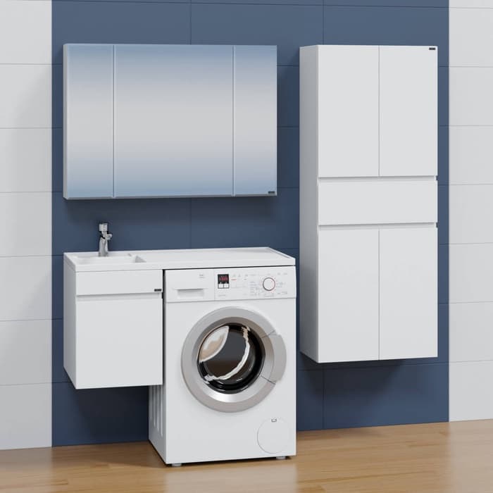 Тумба подвесная «СаНта», под раковину «СаНта. Марс 38», 1 ящик, цвет белый