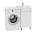 Тумба напольная «СаНта», под раковину СаНта «Марс 48», 2 двери, цвет белый