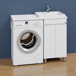 Тумба напольная «СаНта», под раковину СаНта «Марс 48», 2 двери, цвет белый