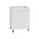 Тумба напольная «СаНта», под раковину СаНта «Марс 59», 2 двери, цвет белый
