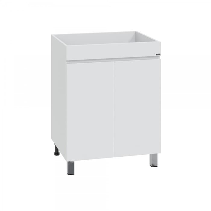 Тумба напольная «СаНта», под раковину СаНта «Марс 59», 2 двери, цвет белый