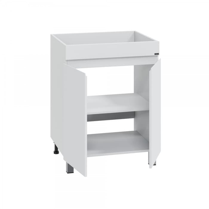 Тумба напольная «СаНта», под раковину СаНта «Марс 59», 2 двери, цвет белый
