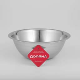 Миска глубокая из нержавеющей стали Доляна «Индия», 1.9 л, d=24 см