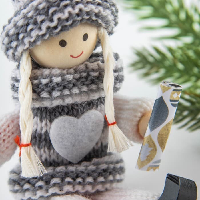 Ёлочная игрушка новогодняя «Снежных радостей», 14×7×3 см