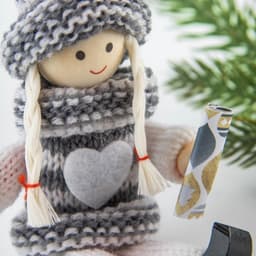 Ёлочная игрушка новогодняя «Снежных радостей», 14×7×3 см