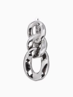 Пирсинг в ухо (хеликс) «Цепь», d=8 мм, цвет серебро