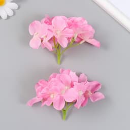 Цветы для декорирования «Гортензия», розовые, 10×10 см