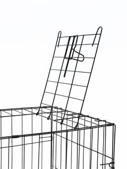 Клетка для собак, 61×42×50 см, металл, чёрная