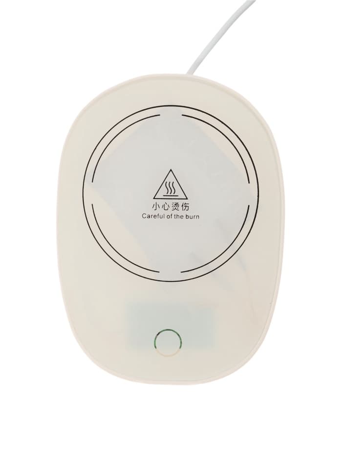 Подставка с подогревом для кружки LSK-1502, от USB, 16 Вт, белая