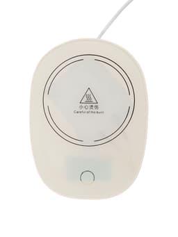 Подставка с подогревом для кружки LSK-1502, от USB, 16 Вт, белая