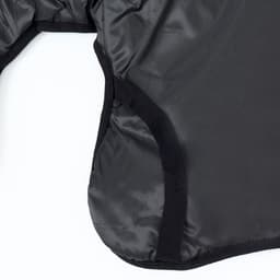 Куртка для больших собак, размер 3XL, ДС 50, ОШ 49, ОГ 69 см, мембрана, серая, чёрная
