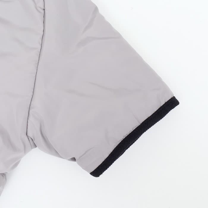 Куртка для больших собак, размер 3XL, ДС 50, ОШ 49, ОГ 69 см, мембрана, серая, оранжевая