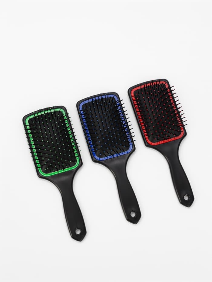 Расчёска массажная, широкая, 8×24(±1) см, МИКС