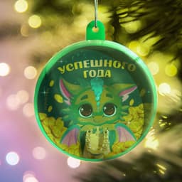Елочная игрушка «Успешного года», 6 см
