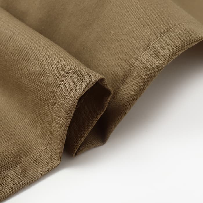 Скатерть «Этель» ECO, 110×136±6 см, 70% хлопок, 30% лён, 190 г/м², оливковая