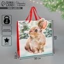 Пакет подарочный новогодний «Зайчик», 30×30×15 см