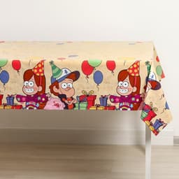 Скатерть одноразовая праздничная 120×180 см, 35 мкр, Гравити Фолз