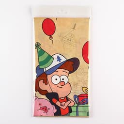 Скатерть одноразовая праздничная 120×180 см, 35 мкр, Гравити Фолз