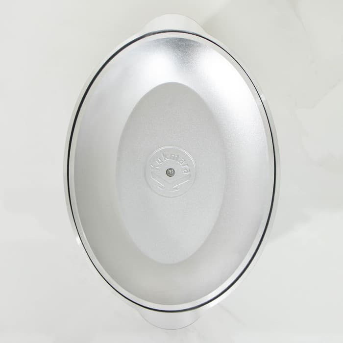 Утятница KUKMARA, 4 л, литой алюминий, серебристая