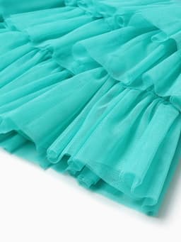 Юбка нарядная для девочки KAFTAN, бирюзовая, рост 86-92 см