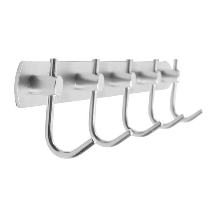 Вешалка CAPPIO CVP004, металлическая, пятирожковая, цвет матовый хром