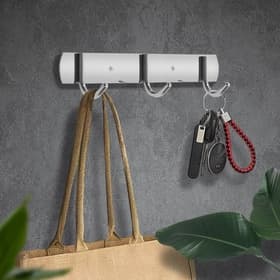 Вешалка CAPPIO CVT002, металлическая, трёхрожковая, цвет хром