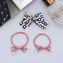 Набор для волос «Эстер», 2 резинки, 1 зажим 4 см, буквы блеск