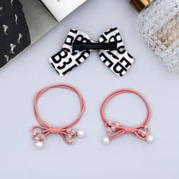 Набор для волос «Эстер», 2 резинки, 1 зажим 4 см, буквы блеск