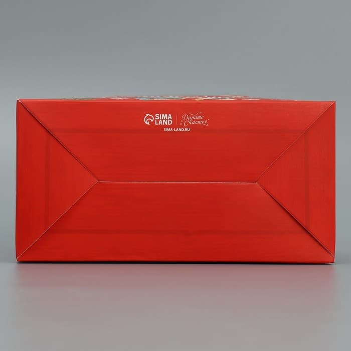 Коробочка для кексов новогодняя «Волшебство в твоих руках», 16×10×8 см