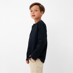 Лонгслив для мальчика KAFTAN, тёмно-синий, размер 30 (98-104 см)