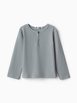 Лонгслив для мальчика KAFTAN, серый, размер 34 (122-128 см)