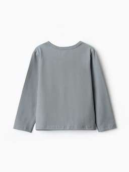 Лонгслив для мальчика KAFTAN, серый, размер 34 (122-128 см)