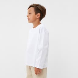 Лонгслив для мальчика KAFTAN, белый, размер 34 (122-128 см)