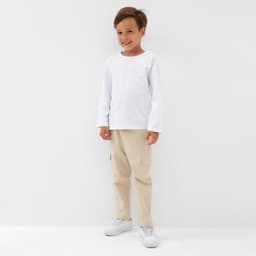 Лонгслив для мальчика KAFTAN, белый, размер 36 (134-140 см)
