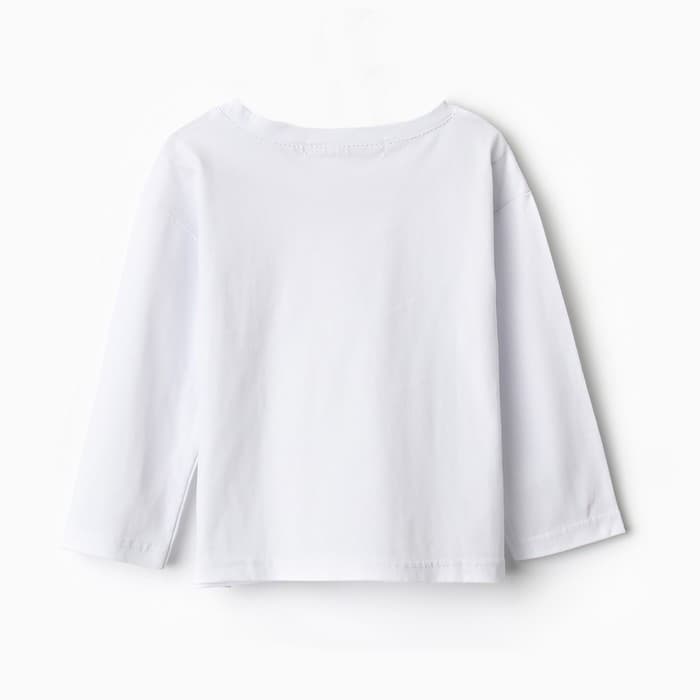 Лонгслив для мальчика KAFTAN, белый, размер 36 (134-140 см)