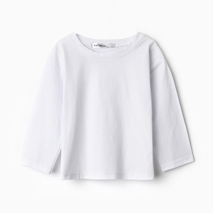 Лонгслив для мальчика KAFTAN, белый, размер 36 (134-140 см)