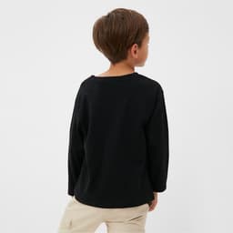 Лонгслив для мальчика KAFTAN, чёрный, размер 32 (110-116 см)