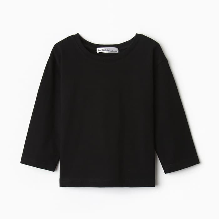 Лонгслив для мальчика KAFTAN, чёрный, размер 32 (110-116 см)