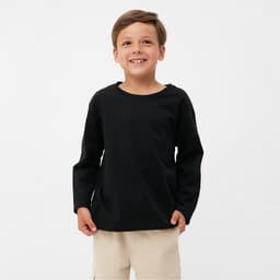 Лонгслив для мальчика KAFTAN, чёрный, размер 34 (122-128 см)