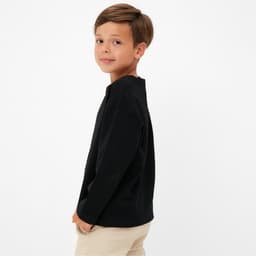 Лонгслив для мальчика KAFTAN, чёрный, размер 34 (122-128 см)